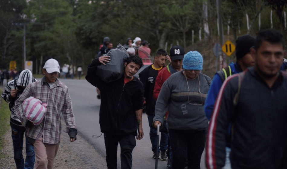 nueva caravana migrante que se dirige a México