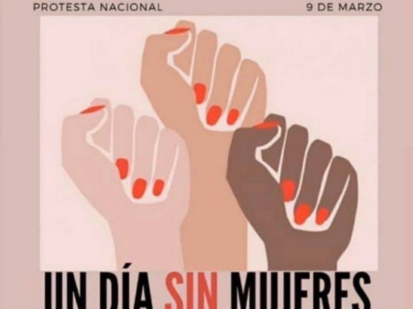 Un día sin mujeres paro nacional 9 de marzo