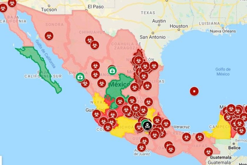 Casos de coronavirus en México