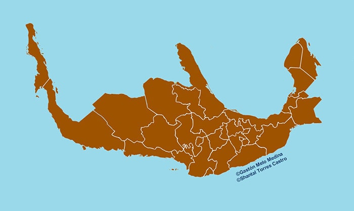 mapa mexico alacran