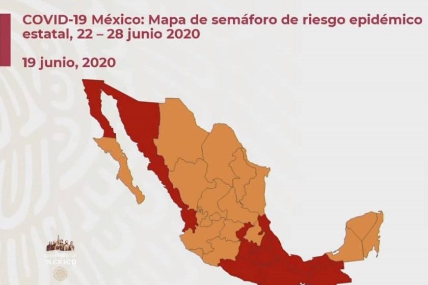 Semáforo covid en México