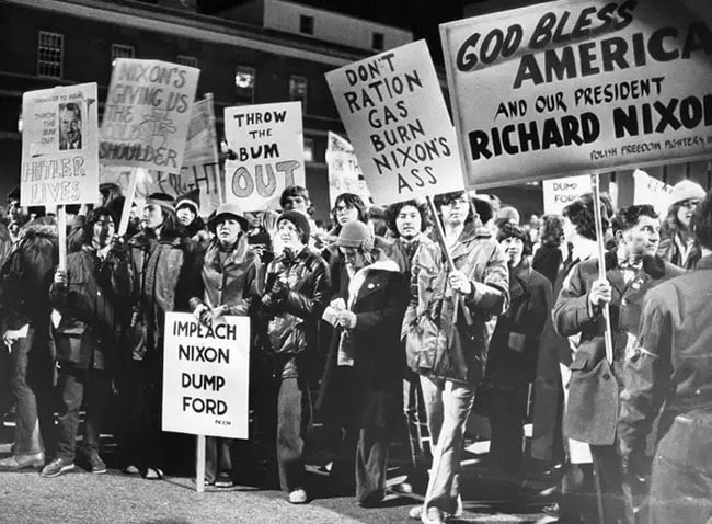 protestas del watergate