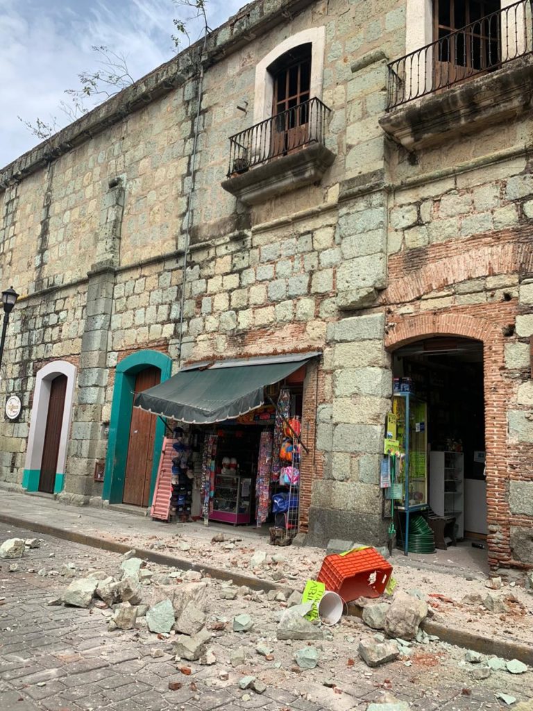 daños en Oaxaca por sismo