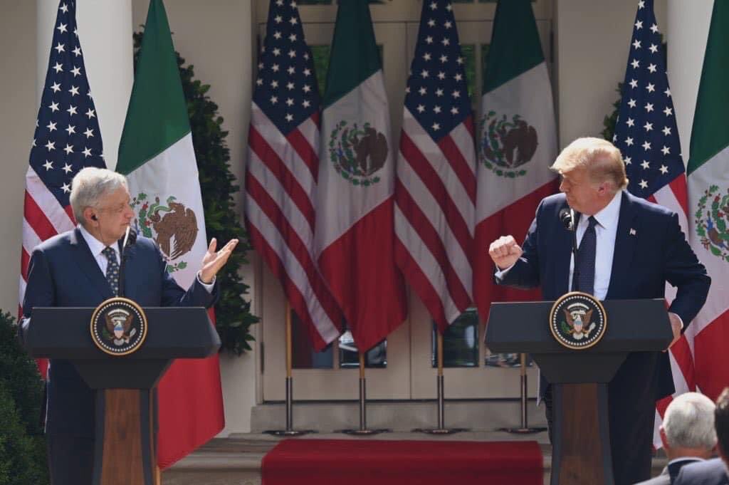López Obrador y Donald Trump