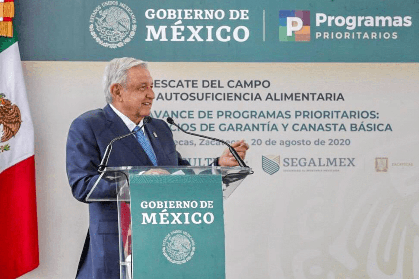 AMLO gira en Zacatecas, Sader