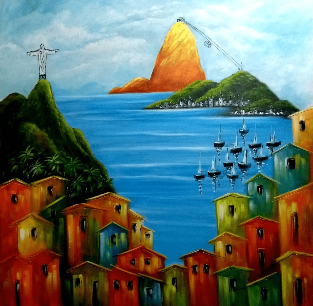 Río de Janeiro, pintura, acuarela