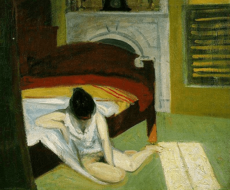 interior en verano, Edward Hopper