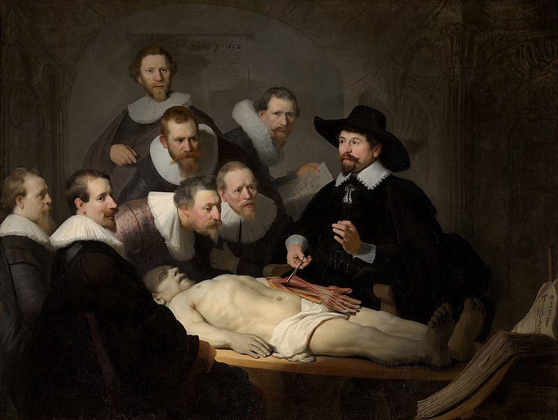 Rembrandt y leccion de anatomia